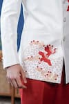 Shop_Philocaly_Off White Silk Embroidery Phoenix Bandhgala _Online_at_Aza_Fashions