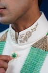 Buy_Philocaly_Off White Wool Embroidery Zohra Zardozi Achkan 