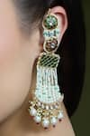 Joules By Radhika_Multi Color Pearls, Beads, Stones Royale Dewdrop Passa Earrings _Online_at_Aza_Fashions