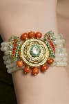 Joules By Radhika_Multi Color Beads, Stones Blossom Embellished Bracelet _Online_at_Aza_Fashions