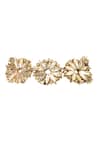 Shop_House Of Tuhina_Gold Plated Ijya Floral Bracelet _at_Aza_Fashions