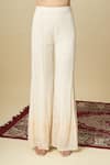 Shop_Alaya Advani_Off White Crepe Embroidery V-neck Hand Top And Sharara Set _Online