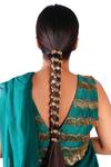 Buy_Vaidaan_Gold Binn Hair Accessory _at_Aza_Fashions