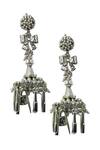 Shop_Vaidaan_Silver Plated Beads, Stones Meha Embellished Earrings _at_Aza_Fashions