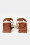 Shop_Heel Your Sole_Off White Liona Woven Braided Upper Block Heels _Online_at_Aza_Fashions