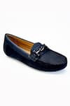 Shop_Heel Your Sole_Navy Anne Leather Loafers _at_Aza_Fashions