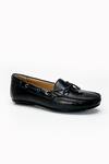 Buy_Heel Your Sole_Black Christie Women Leather Loafer _at_Aza_Fashions