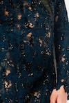 Buy_Siddhant Agrawal_Emerald Green Cotton, Silk, Lace Beads, Sequins, Fernmist Embellished Gown 
