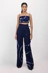 Buy Siddhant Agrawal Blue Denim, Cotton Sweetheart Neck Weathered Indigo Bustier at Aza Fashions Buy_Siddhant Agrawal_Blue Denim, Cotton Sweetheart Neck Weathered Indigo Bustier _at_Aza_Fashions