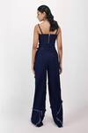 Shop Siddhant Agrawal Blue Denim, Cotton Sweetheart Neck Weathered Indigo Bustier at Aza Fashions Shop_Siddhant Agrawal_Blue Denim, Cotton Sweetheart Neck Weathered Indigo Bustier _at_Aza_Fashions