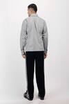 Shop_Siddhant Agrawal_Gray Silver Dusk Shirt _at_Aza_Fashions