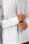 Shop_Siddhant Agrawal_White Embroidery, Beads Ivory Glitch Root Shirt _Online_at_Aza_Fashions