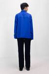 Shop_Siddhant Agrawal_Blue Embroidery Sapphire Elytra Shirt _at_Aza_Fashions