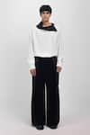 Siddhant Agrawal_White Ivory Bark Shirt _Online_at_Aza_Fashions