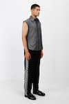 Shop_Siddhant Agrawal_Gray Ashtrace Shirt _at_Aza_Fashions