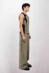 Siddhant Agrawal_Green Tropical Eclipse Vest _Online_at_Aza_Fashions