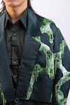 Siddhant Agrawal_Emerald Green Sequins, Beads, Tassels, Embroidery Moss Wilt Jacket _Online_at_Aza_Fashions