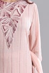 Buy_Ritika Mirchandani_Blush Embroidery, Beads V-neck Pink Kurta Set 