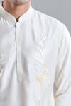Buy_Rohit Bal_Ivory Chanderi Embroidery Kurta 