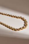 Shop_Anita Dongre_Gold Plated Atharvani Moissanite Studded Necklace _at_Aza_Fashions