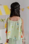 Shop_MR Brat_Green Cotton Tassels Carnival Print Kurta With Sharara _at_Aza_Fashions