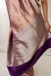 Shop_Priyanka Raajiv_Purple Silk Zari Siddeshwari Woven Saree With Running Blouse _Online_at_Aza_Fashions