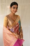 Priyanka Raajiv_Multi Color Silk Zari Sumukhi Woven Saree With Running Blouse _at_Aza_Fashions