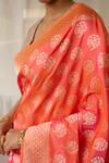 Buy_Priyanka Raajiv_Pink Silk Zari Parakasha Woven Saree With Running Blouse 