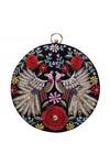Buy_Nazaakat By Samara Singh_Black Embroidery, Sequins, Beads Round Clutch With Sling 