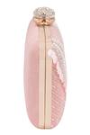 Buy_Nazaakat By Samara Singh_Pink Sequins, Beads, Rhinestones Embellished Clutch Bag With Detachable Sling _Online_at_Aza_Fashions
