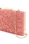 Nazaakat By Samara Singh_Pink Beads And Sequin Embellished Clutch _Online