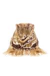 Shop_Nazaakat By Samara Singh_Gold Beads, Pearls, Tassels Beaded Waterfall Potli Bag _at_Aza_Fashions