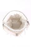 Nazaakat By Samara Singh_White Beads, Tassels Beaded Diamond Pattern Potli Bag _Online_at_Aza_Fashions
