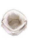 Buy_Nazaakat By Samara Singh_White Beads, Pearls, Tassels, Stones Beaded And Embellished Potli Bag _Online_at_Aza_Fashions
