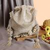Nazaakat By Samara Singh_White Beads, Pearls, Tassels, Stones Beaded And Embellished Potli Bag _Online