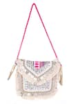 Buy_Nazaakat By Samara Singh_Multi Color Beads, Sequins, Fringe, Banjara Boho Bag With Coin And Detail _Online_at_Aza_Fashions
