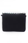 Shop_Nazaakat By Samara Singh_Black Beads, Mirrors Cowrie Shell And Embellished Clutch Bag _at_Aza_Fashions