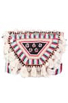 Nazaakat By Samara Singh_Multi Color Beads, Tassels, Mirrors Banjara Boho Beaded And Embellished Bag _at_Aza_Fashions