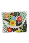 Buy_Nazaakat By Samara Singh_Multi Color Beads Floral And Parrot Motif Clutch _Online_at_Aza_Fashions