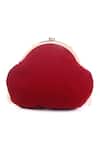 Nazaakat By Samara Singh_Red Beads, Pearls, Gemstones, Crystals And Stone Embellished Batua Bag _Online_at_Aza_Fashions
