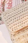Buy_The Tan Clan_White Beads, Pearls, Chains Mira Flapover Bag 