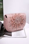 Shop_The Tan Clan_Pink Beads, Sequins Eva Flapover Bag 