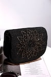 Buy_The Tan Clan_Black Beads Eva Flapover Bag _Online_at_Aza_Fashions