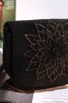 The Tan Clan_Black Beads Eva Flapover Bag _Online