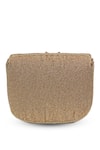 The Tan Clan Gold Beads Eva Flapover Bag at Aza Fashions The Tan Clan_Gold Beads Eva Flapover Bag _at_Aza_Fashions