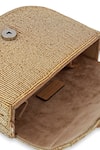 Buy The Tan Clan Gold Beads Eva Flapover Bag Buy_The Tan Clan_Gold Beads Eva Flapover Bag