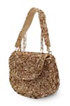 Buy The Tan Clan Gold Beads, Sequins Amy Flapover Bag Online at Aza Fashions Buy_The Tan Clan_Gold Beads, Sequins Amy Flapover Bag _Online_at_Aza_Fashions