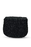 Buy_The Tan Clan_Black Beads, Sequins Amy Flapover Bag _Online_at_Aza_Fashions