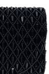 Buy_The Tan Clan_Black Beads Claire Flapover Bag 