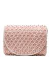 The Tan Clan_Pink Beads, Crystals Claire Flapover Bag _Online_at_Aza_Fashions